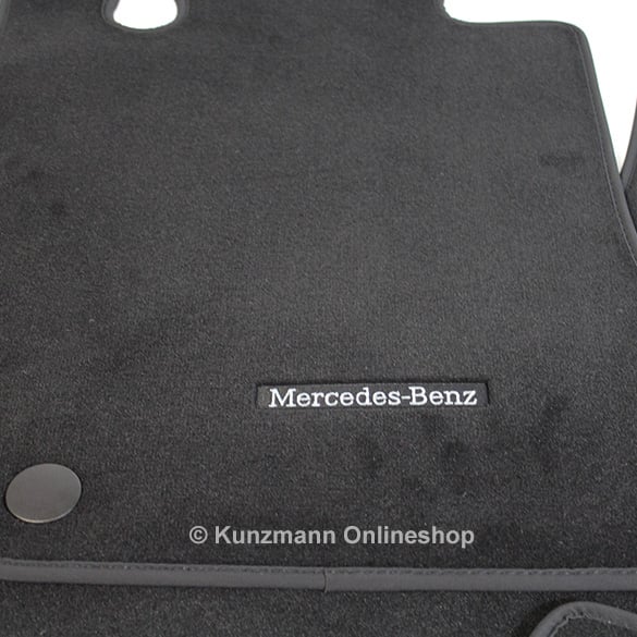 Velours Fu Matten Schwarz C Klasse Original Mercedes Benz A