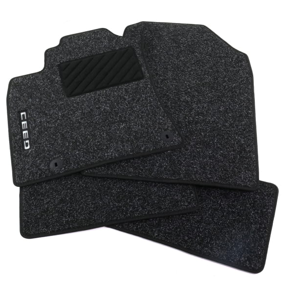 Fabric mats carpet floor mats KIA Ceed CD black 4-piece set Genuine KIA