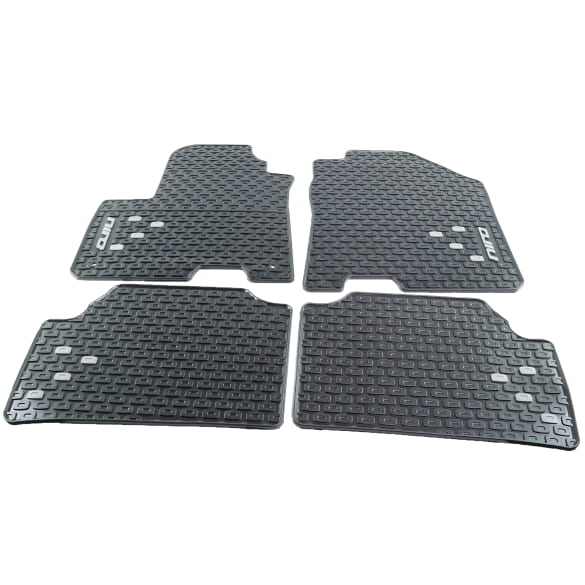 Rubber Floor Mats Kia E Niro De Black Piece Set Genuine Kia Q Ade