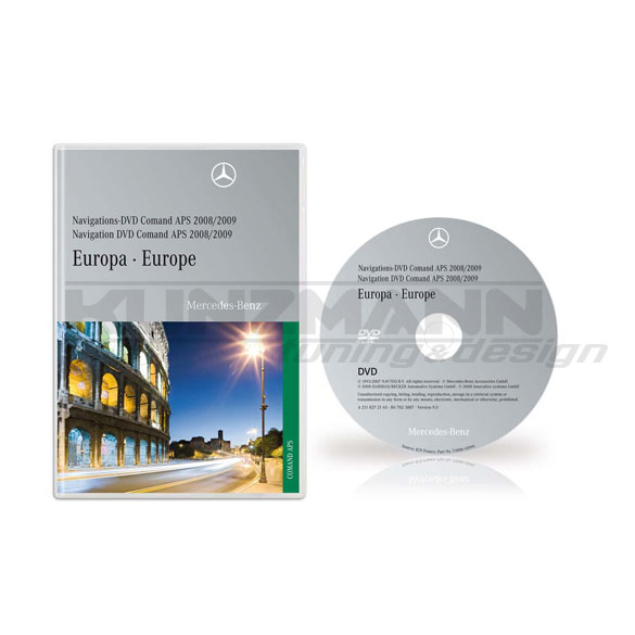 Mercedes europa dvd comand aps 2009 #3