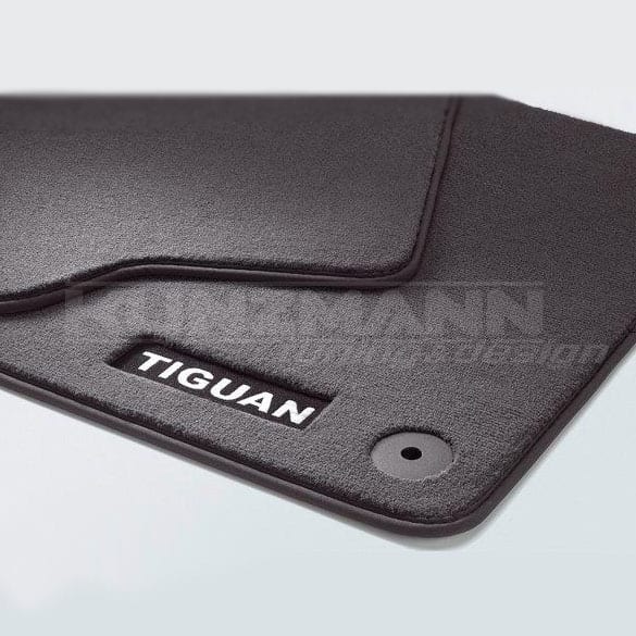 Volkswagen car rubber floor mats Tiguan original black