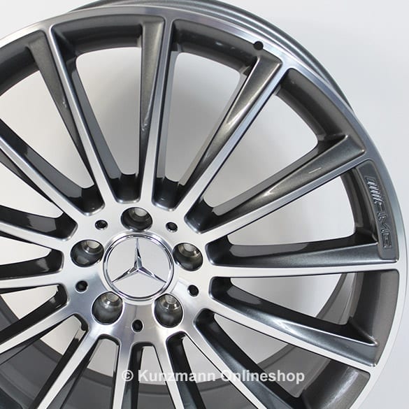 Amg Inch Multi Spoke Cls C Himalaya Grey Genuine Mercedes Benz