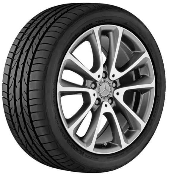 Summer wheels 18-inch E-Class Estate S213 tremolite grey complete wheel set Genuine Mercedes-Benz 