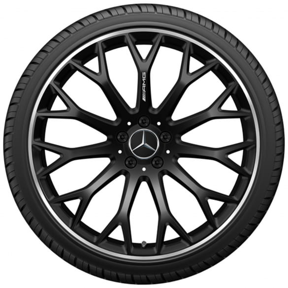 Inch Amg Sl R Wheel Set Black Matt A X