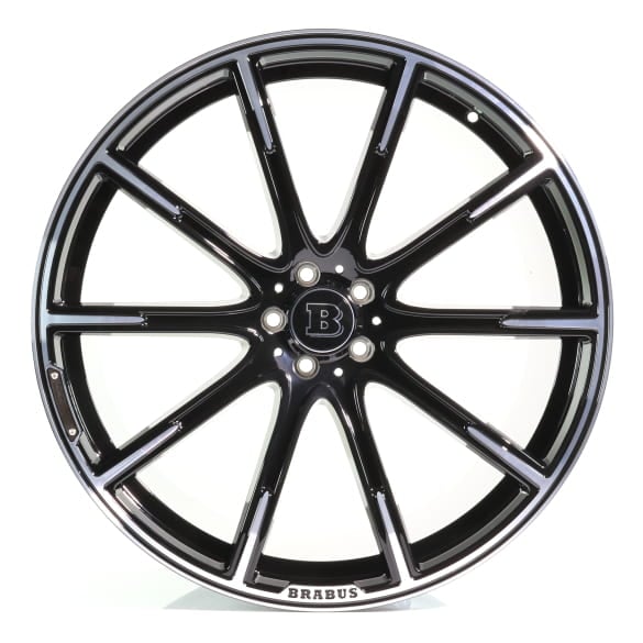 BRABUS 24-inch wheels Monoblock Z Platinum Edition G-Class Widestar W463A black 