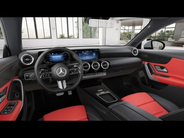 Mercedes-Benz CLA 250 4M Coupé AMG Panorama Leder rot-schwarz Mercedes-Benz CLA 250 4M Coupé AMG Panorama Leder rot-schwarz