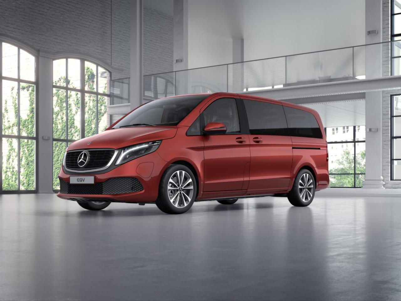 Mercedes-Benz EQV EQV 300 lang Van / Kleinbus designo hyazinthrot