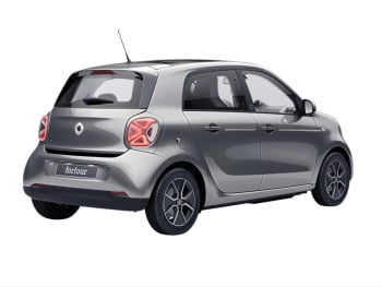 SMART EQ forfour exclusive Panoramadach 22kw Kamera