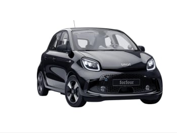 SMART EQ forfour exclusive Panoramadach 22 kW