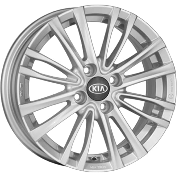 15 Zoll Winterräder KIA Rio YB 8-Doppelspeichen Silber