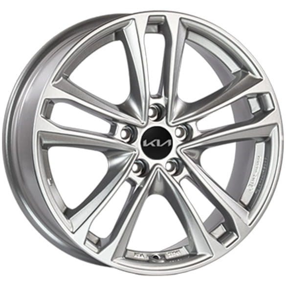 18-inch winter wheels KIA Sorento MQ4 5-twin-spoke Tarvos silver