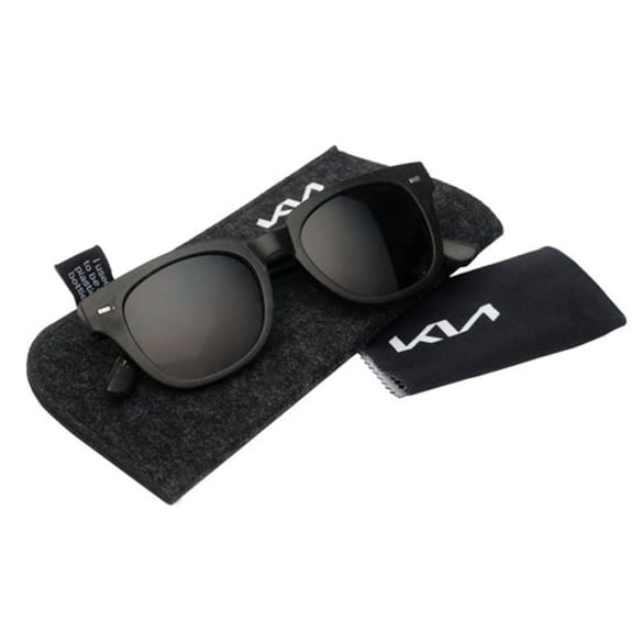 KIA Sonnenbrille schwarz aus recycelten Materialien inkl. Etui Original KIA