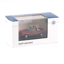 1:43 Modellauto Original Volkswagen Golf 1 Cabriolet rot | 155099300 645