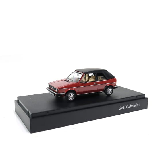 1:43 Modellauto Original Volkswagen Golf 1 Cabriolet rot | 155099300 645
