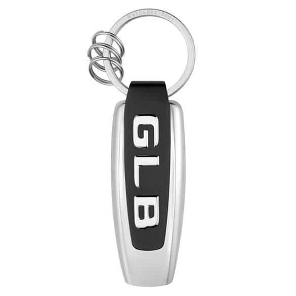 Schlüsselanhänger Typo GLB-Klasse silber/schwarz Mercedes-Benz Collection