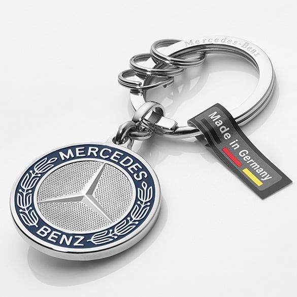 Schlüsselanhänger Stuttgart silber Edelstahl Original Mercedes