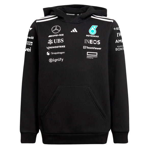 Hoodie children adidas Mercedes-AMG PETRONAS F1 black