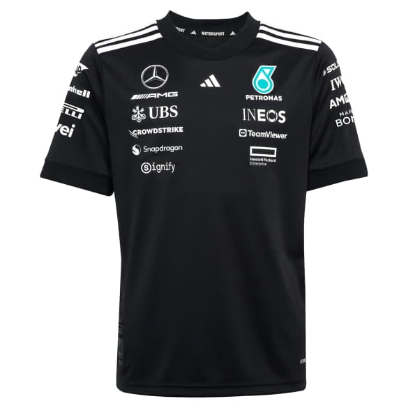 T-shirt kids driver adidas Mercedes-AMG Petronas F1 black