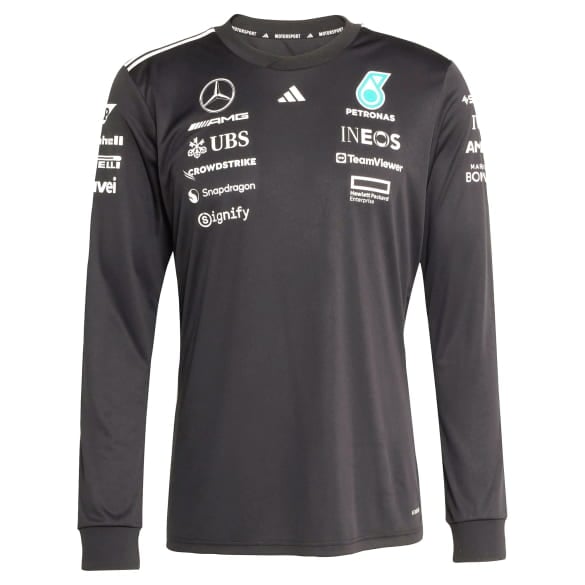 Men's longsleeve driver adidas Mercedes-AMG PETRONAS F1 black