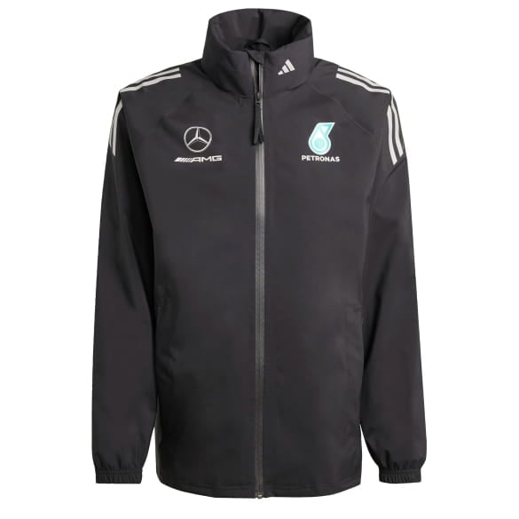 Men's mechanics rain jacket adidas Mercedes-AMG PETRONAS F1 black