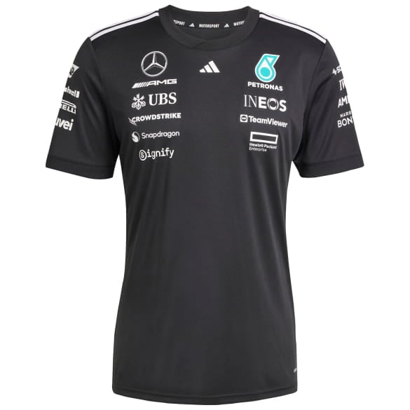 T-shirt mens team driver adidas Mercedes-AMG Petronas F1 black