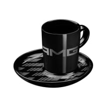 Black Matte AMG Espresso Cups Genuine Mercedes-AMG Accessories B66958982