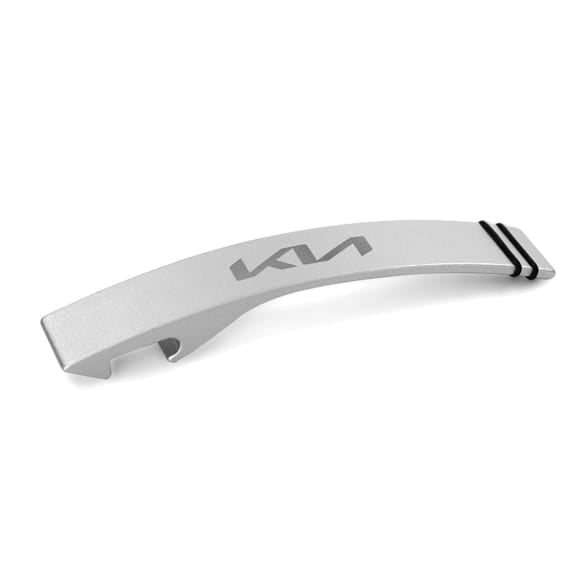 Bottle opener Aluminium matt silver Genuine KIA