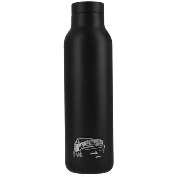 Drinking bottle G-Class stainless steel black 700ml Genuine Mercedes-Benz