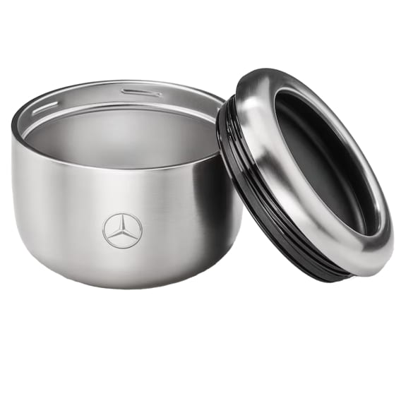 Lunch box G-Class stainless steel silver 710ml Genuine Mercedes-Benz