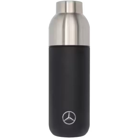 Thermos bottle vacuum flask with cup 0.75l black Original Mercedes-Benz