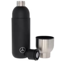 Thermos bottle vacuum flask with cup 0.75l black Original Mercedes-Benz | B66959825