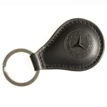 Key fob drop chequered black leather Genuine Mercedes-Benz | B66058306