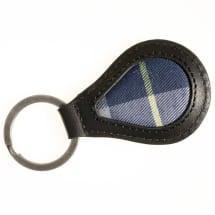 Key fob drop chequered black leather Genuine Mercedes-Benz | B66058306