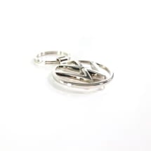 Keychain New VW Logo silver Genuine Volkswagen | 000087010BN