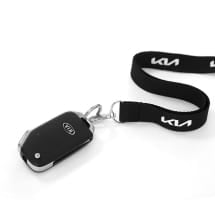 Lanyard with snap hook Black Genuine KIA | KIA10327