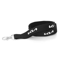 Lanyard with snap hook Black Genuine KIA | KIA10327