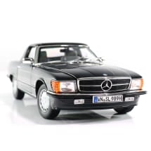 1:18 scale model car 300 SL R107 Cabrio blue-black Genuine Mercedes-Benz | B66040678