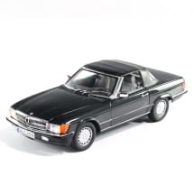 1:18 scale model car 300 SL R107 Cabrio blue-black Genuine Mercedes-Benz | B66040678