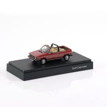 1:43 Model Car genuine Volkswagen Golf 1 Convertible red | 155099300 645