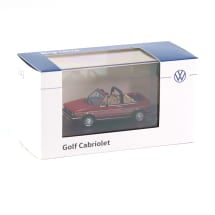 1:43 Model Car genuine Volkswagen Golf 1 Convertible red | 155099300 645