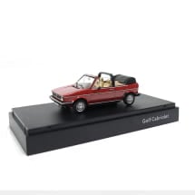 1:43 Model Car genuine Volkswagen Golf 1 Convertible red | 155099300 645