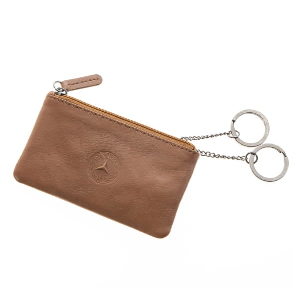 Key case wallet Cognac leather Genuine Mercedes-Benz | B66058308