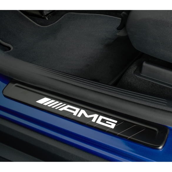 AMG interchangeable cover door sill trims GLC C254 black white illuminated Genuine Mercedes-AMG