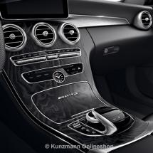 Mittelkonsole Armaturenbrett Schalttafel Geeignet Für Mercedes Benz C  Klasse W205 GLC Holz Optik mit