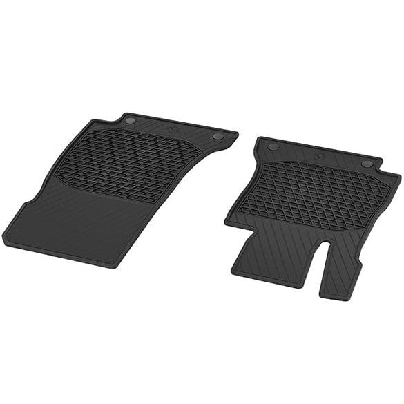 Gummimatten Fußmatten 2-teilig vorne schwarz E-Klasse W213