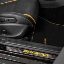 AMG Einstiegsleisten beleuchtet Yellow Night Edition CLA C/X117 Original  Mercedes-Benz