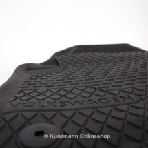 Touran Gummi Fußmatten Satz Original Volkswagen Premium Schwarz