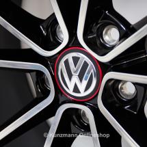 VW Golf 7 Dynamische Nabendeckel für Felgen Nachrüstpaket 4x