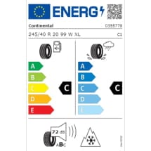 Winterräder 20 Zoll schwarz smart THREE #3 HC11 Komplettradsatz Continental | L95006278S-B