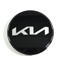 Nabendeckel Satz schwarz glänzend 50mm neues Logo Original KIA | 66400ADE91BLBR-Set